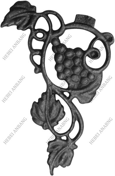 WHOLESALE WROUGHT IRON LEAVES/DECORATIVE CAST STEEL LEAVES AND FLOWER /CODE：4263