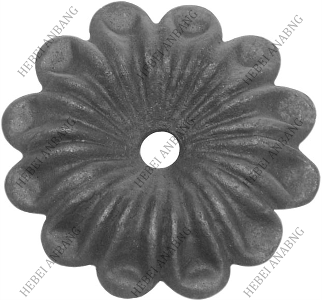 WHOLESALE WROUGHT IRON LEAVES/DECORATIVE CAST STEEL LEAVES AND FLOWER /CODE：4367