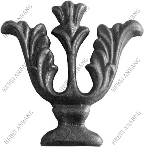 WHOLESALE WROUGHT IRON LEAVES/DECORATIVE CAST STEEL LEAVES AND FLOWER /CODE：4386