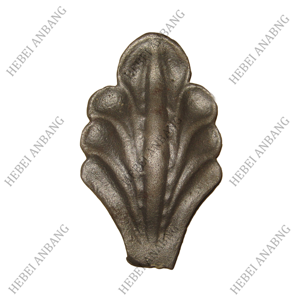 WHOLESALE WROUGHT IRON LEAVES/DECORATIVE CAST STEEL LEAVES AND FLOWER /CODE：4500