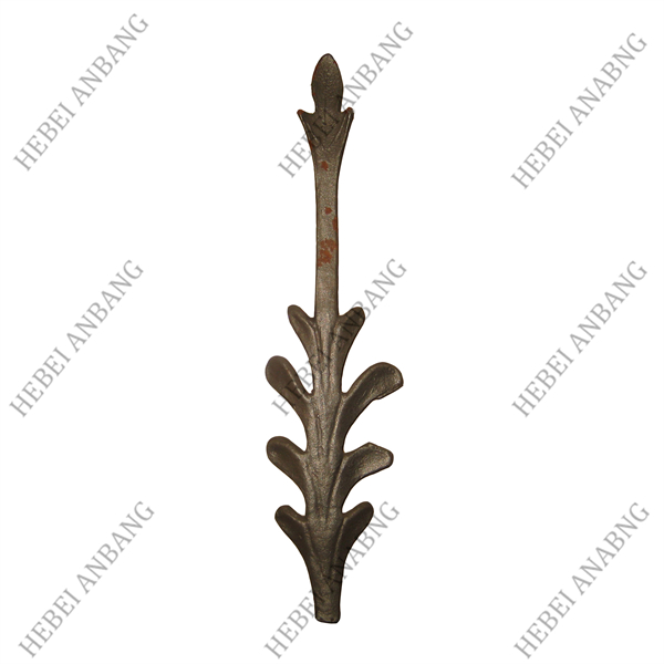 WHOLESALE WROUGHT IRON LEAVES/DECORATIVE CAST STEEL LEAVES AND FLOWER /CODE：4509.1