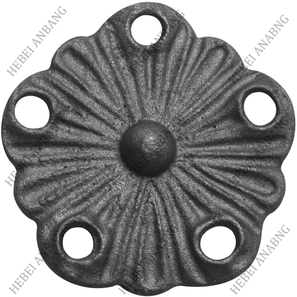 WHOLESALE WROUGHT IRON LEAVES/DECORATIVE CAST STEEL LEAVES AND FLOWER /CODE：4527