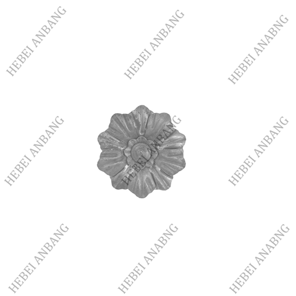 DECORATIVE WROUGHT IRON STAMPING /WHOLESALE STAMPED FLOWERS AND LEAVES/CODE：2214