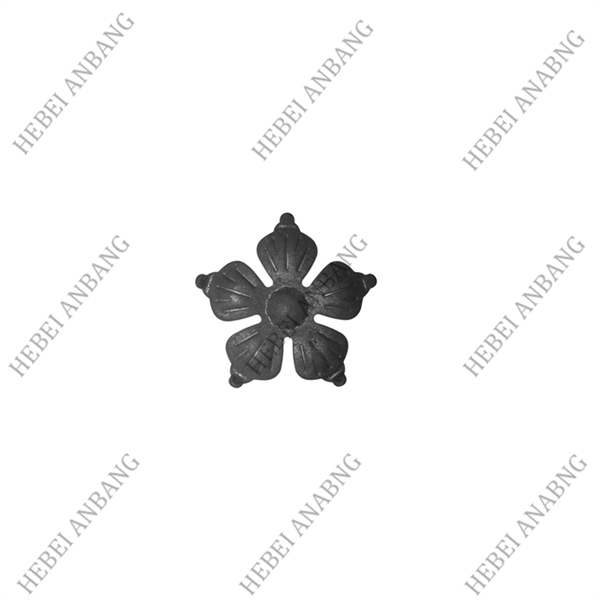 DECORATIVE WROUGHT IRON STAMPING /WHOLESALE STAMPED FLOWERS AND LEAVES/CODE：2216