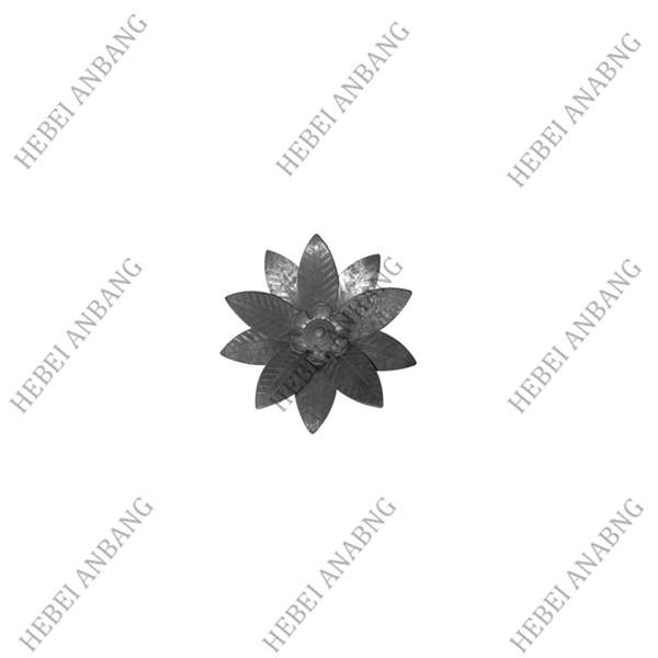 DECORATIVE WROUGHT IRON STAMPING /WHOLESALE STAMPED FLOWERS AND LEAVES/CODE：2220