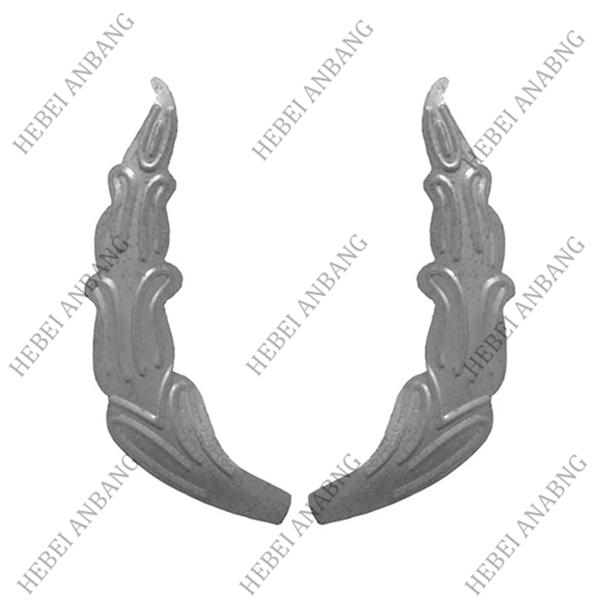 DECORATIVE WROUGHT IRON STAMPING /WHOLESALE STAMPED FLOWERS AND LEAVES/CODE：2266