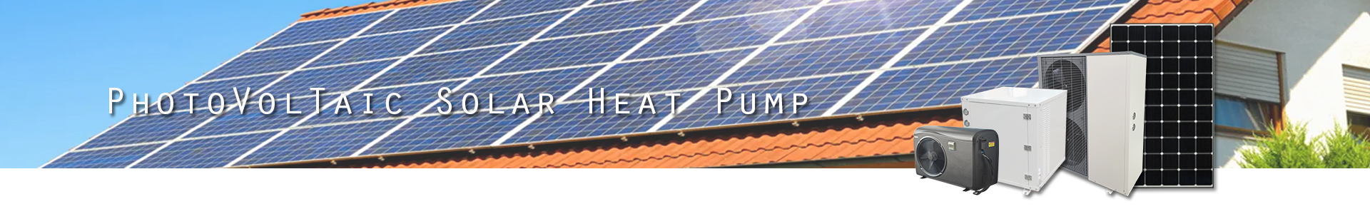 PV Solar DC Inverter varmepumpe
