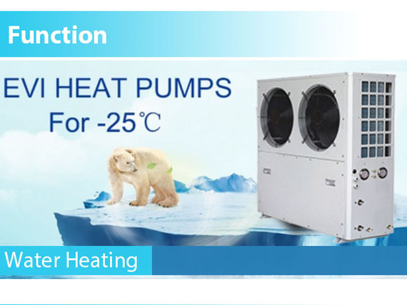 EVI High Temperature Air Source Calor Pump