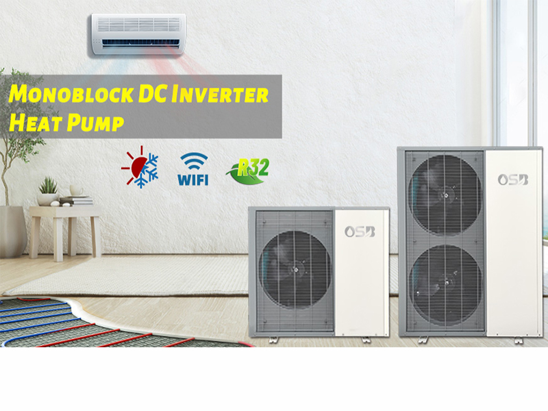 R290 Full DC inverter EVI heat pump