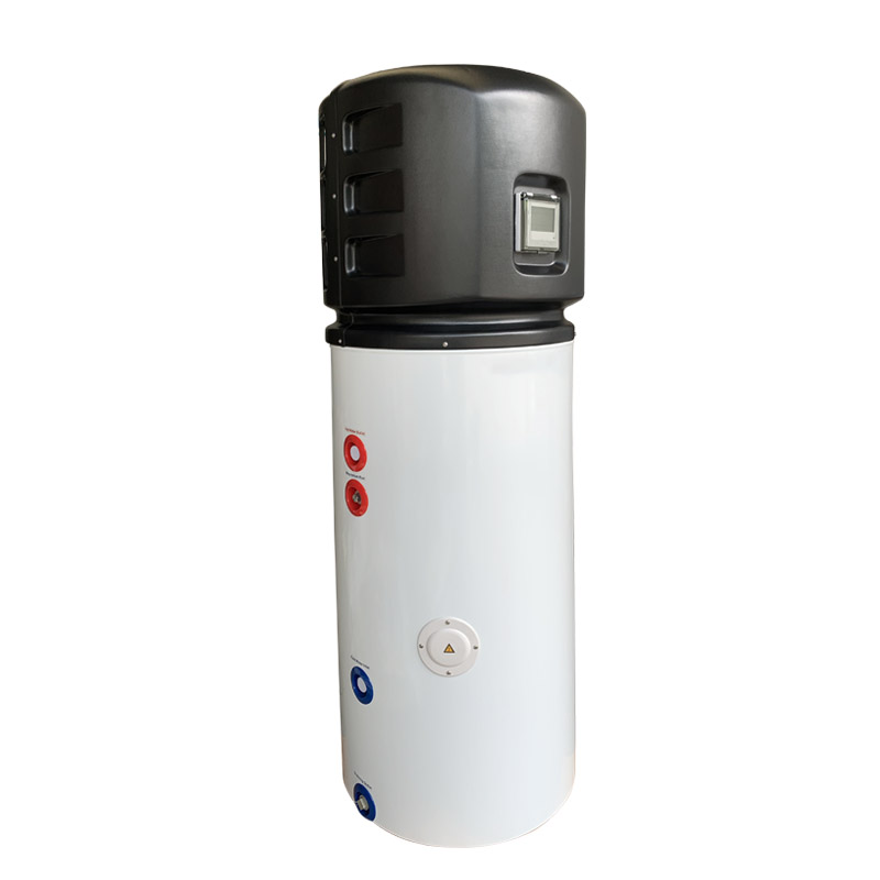 Domestic high efficiency monoblock air source water heater heat pump