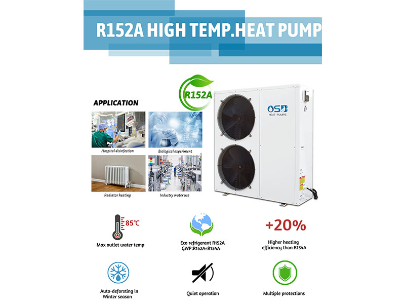 Heat pump R152a