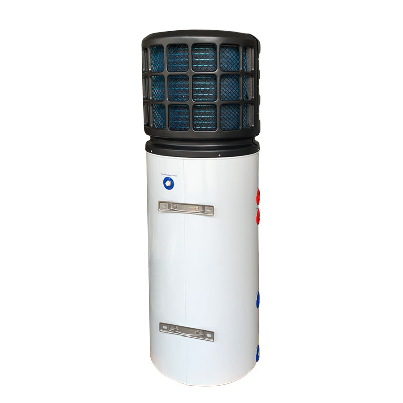 Domestic high efficiency monoblock air source water heater heat pump