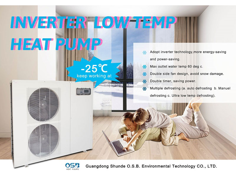 R290 EVI inverter heat pump 12kw