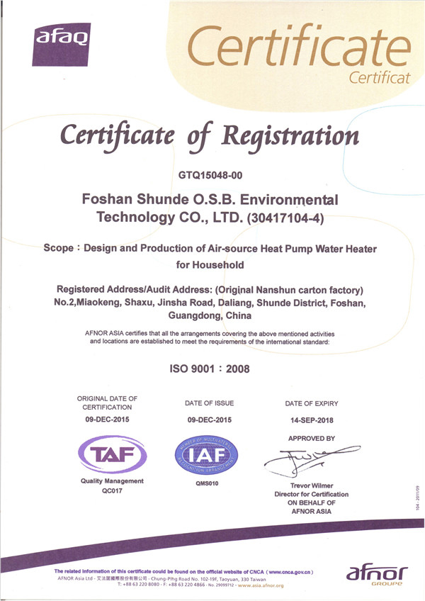 OSB ISO сертификаты