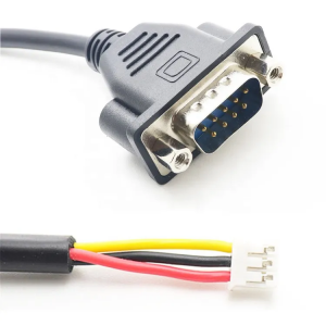 Custom DB9 Male RS232 Serial to PH2.0 3P Wire Harness Cable for Network