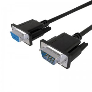 DB9 9-Pin Male Female PC Converter Extension Printer Data Line Cable for Computer