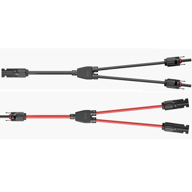 China Good Quality PV Cable Harness – 2to1 MC4 Y Connector Connecting Solar  Panels in parallel or series – RISIN factory and suppliers