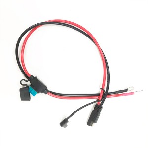SAE Plug yeRing Terminal Harness Assembly Cord Kurumidza Bvisa Battery Extension Cable ine 20A Fuse
