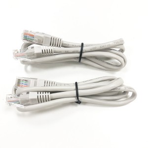 Cable de conexión Ethernet CAT 5e RJ45 Cable de red de ordenador UTP 24AWG para PC Mac Laptop