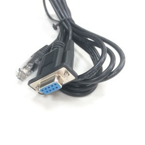 DB9 9Pin Serial Port Female to RJ45 Male Network Cable for Routers സ്വിച്ച് ഫയർവാൾ ഉപകരണങ്ങൾ