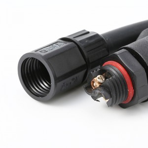 M19 Splitter Y Type Extension Cable Wire Outdoor Wiring Connector Nylon IP67 Waterproof