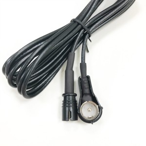 ISO Radio Terminal Raku 2 vroulike connector RG174 50 OHM koaksiale kabel