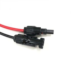 Quyosh paneli tizimi uchun MC4 quyosh adapteriga SAE ulagichi 10AWG PV uzatuvchi kabel simi