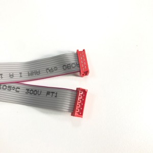 IDC Ribbon Cable TTY Apejọ Adani Gigun Grey Flat Wiring Harness