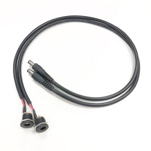 5,5 mm x 2,5 mm egyenáramú dugós dugós dugaszolóaljzat adapter csatlakozó kábel