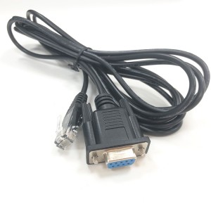 Cablu de rețea DB9 9Pin port serial mamă la RJ45 masculin pentru routere comutatoare Echipament firewall