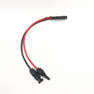 Sehokelo sa SAE ho MC4 Solar Adapter 10AWG PV Extension Cable Wire for Solar Panel System