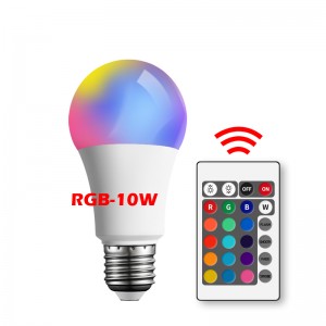 Remote control RGB colorful light cup LED bulb light LED light bulb RGB light bulb dimming color light bulb remote control RGB light bulb colorful RGB light bulb RGB bulb light