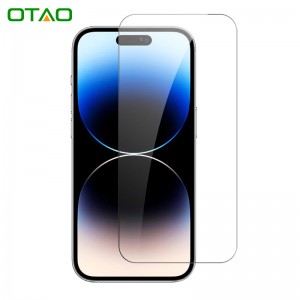 iPhone 14 Pro 2.5D Clear Tempered Glass Screen Protector