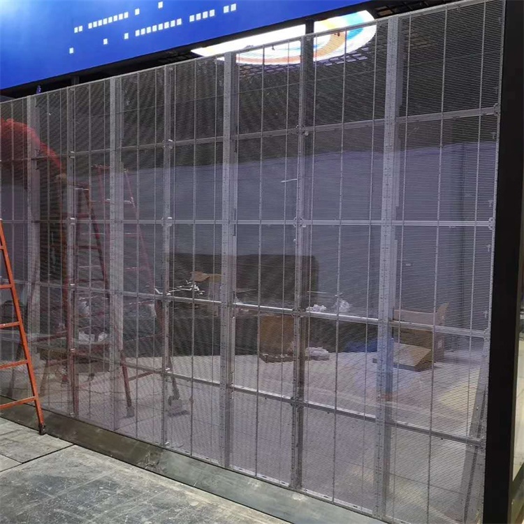 HD flexible transparent glass led display/Outdoor Advertising panel screen price/Large video wall