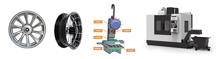 Wheel hub CNC machining center