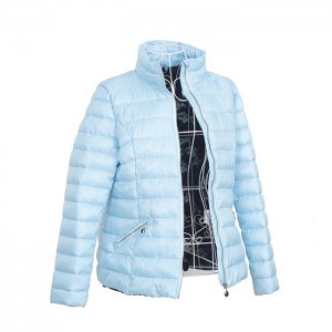 Custom fashion women winter sports bomber puffer jacket