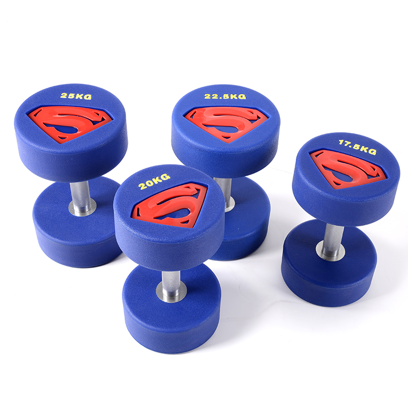CPU fixed Dumbbells Round Steel Head Fixed Dumbbells from 2.5-25KG