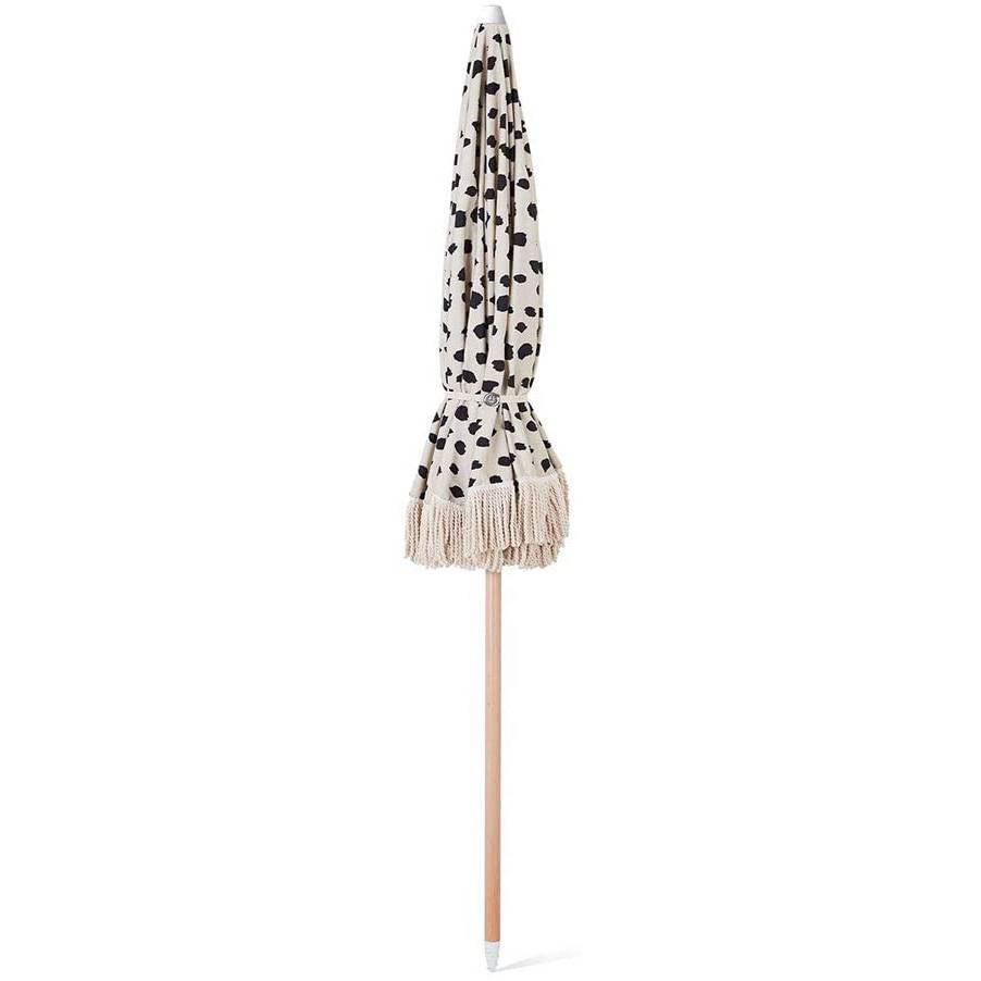 Wholesale Price Mini Pocket Uv Umbrella - 2m*8ribs large outdoor parasol macrame tassel fringe beach umbrella – DongFangZhanXin