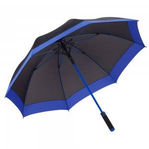 Ovida Custom Design Black And Yellow Full Fiberglass Windproof 54inch Golf Umbrella