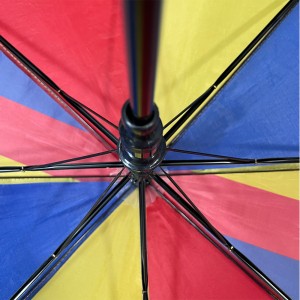 Ovida Kids Umbrella Colorful Fabric With Logo Customized Plastic J Shape Handle Umbrella For Children