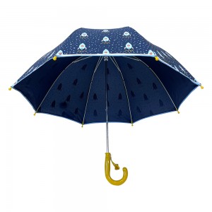 OVIDA Apollo Shape Custom Cartoon Design Kids Umbrella With Whistle Umbrella