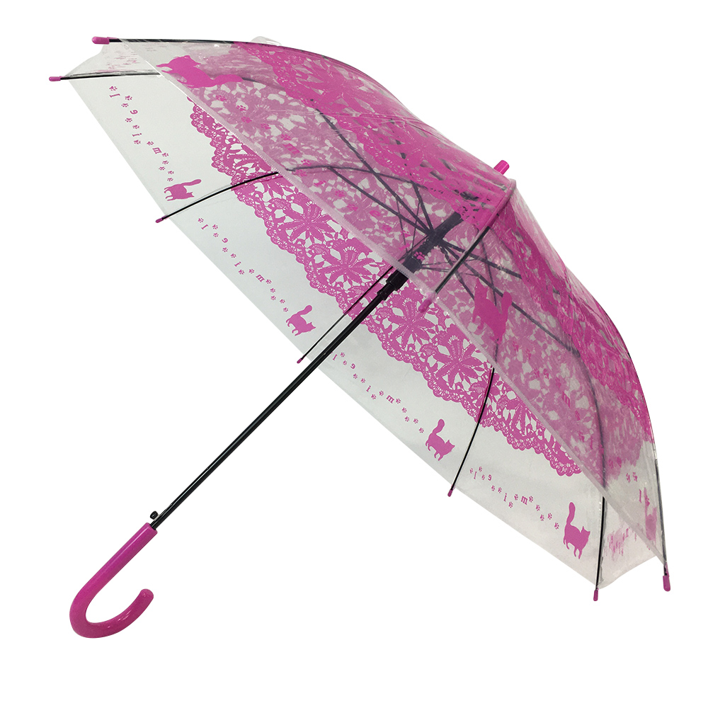 New Delivery for Umbrella Cabana - Ovida Lady Fashion Transparent Umbrella Rain and Sun Bubble Umbrella Clear Plastic Umbrella – DongFangZhanXin