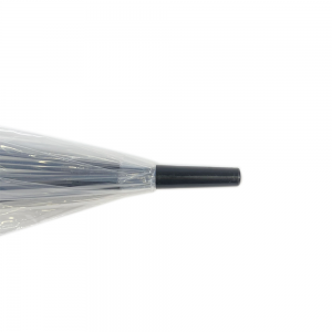 OVIDA Promotional Customized PVC Printing Straight Fashion Transparent Umbrella windproof umbrella