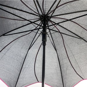 Ovida woman umbrella with special design hotel custom follower shape umbrella