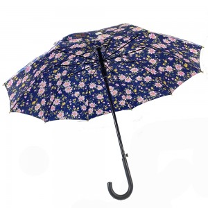 Ovida Umbrellas Curved Handle Women Fashion 16 Ribs India Parasol Cheap Umbrella