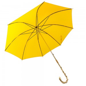 Ovida full body custom ladies fashion animal handle umbrella premium gift promotional logo prints custom yellow umbrella