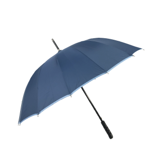 New Delivery for Windproof Automatic Umbrella - Ovida custom dark blue ponge water resistant umbrella 16ribs – DongFangZhanXin