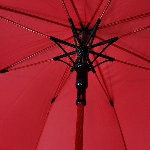 OVIDA Big Size Umbrella Windproof and Rainproof Umbrella Fiberglass shaft Custom Logo and Color Change