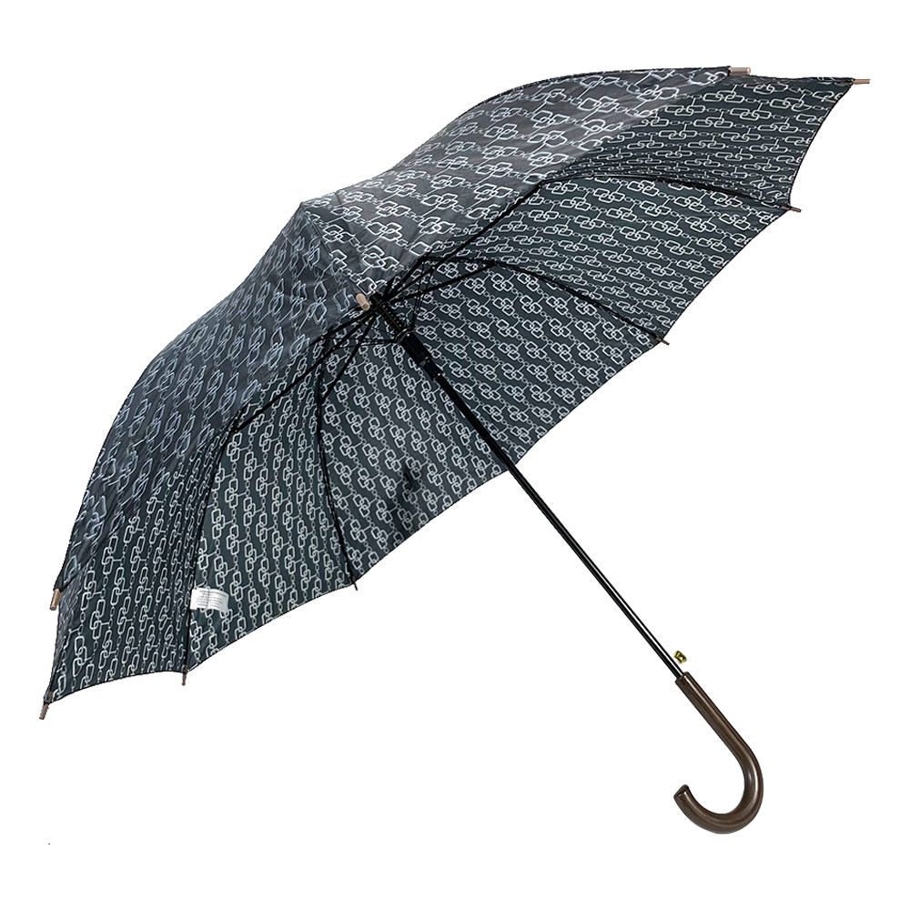 OVIDA 2023 Hot Sell Straight Umbrella Black Metal Frame Promotional Umbrella