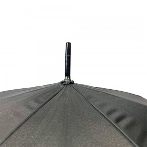 OVIDA Windproof Fiberglass Frame Rubber Coating J Shape Handle Umbrella